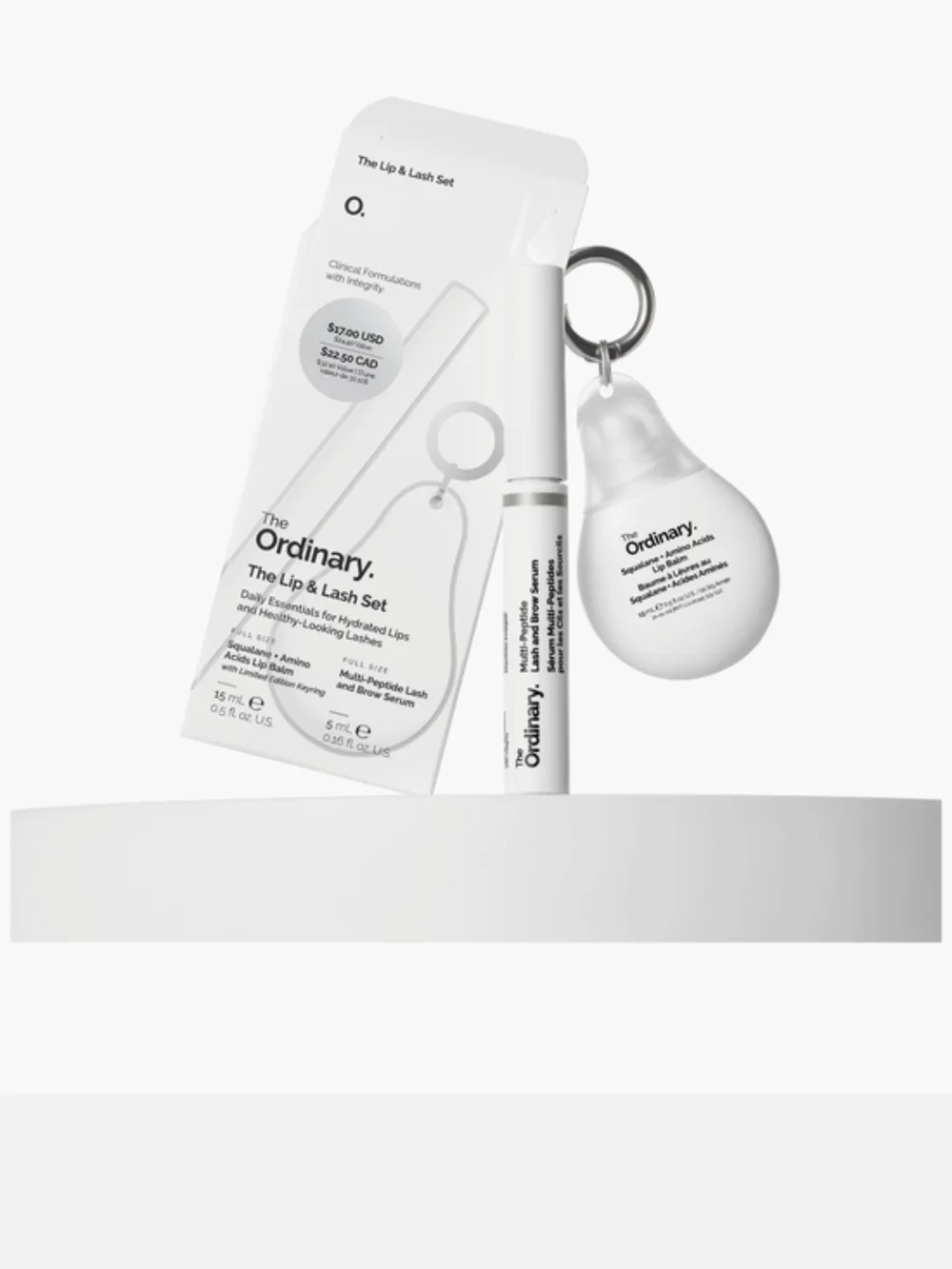 The Ordinary Lip & Lash Set - NIB